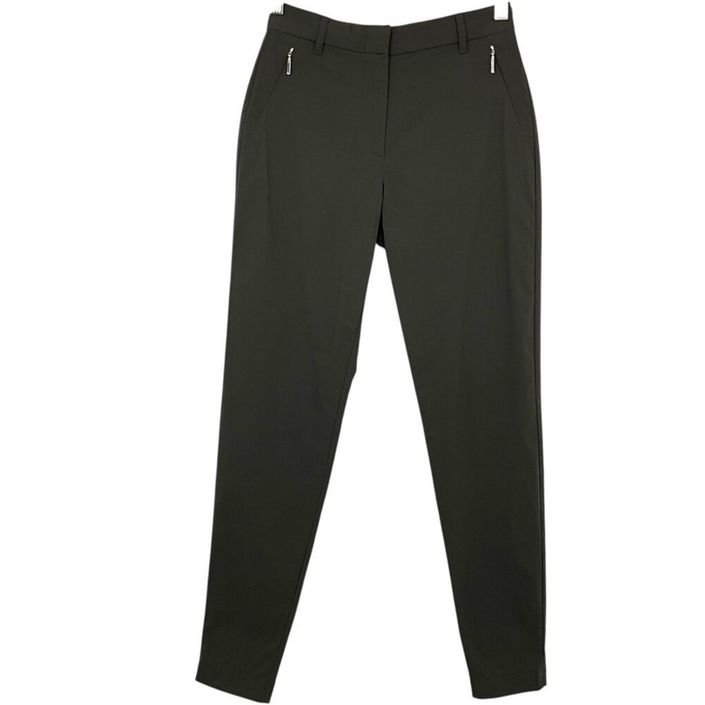 NWT Anatomie Thea Pants Gray High Rise Slim Leg Travel Golf Size XS Women's